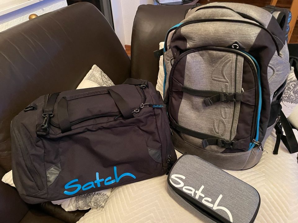 Satch Schulrucksack mit Sporttasche und Etui in Georgsmarienhütte
