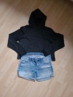 Jeansshorts und Hoodie von H&M Gr. 158 Bayern - Bindlach Vorschau