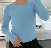 Damen Babyblau Basic Langarm Shirt Neu Schleswig-Holstein - Plön  Vorschau