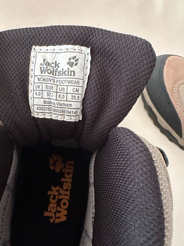 Jack Wolfskin Schuhe 37 Wanderschuhe grünlich in Moers