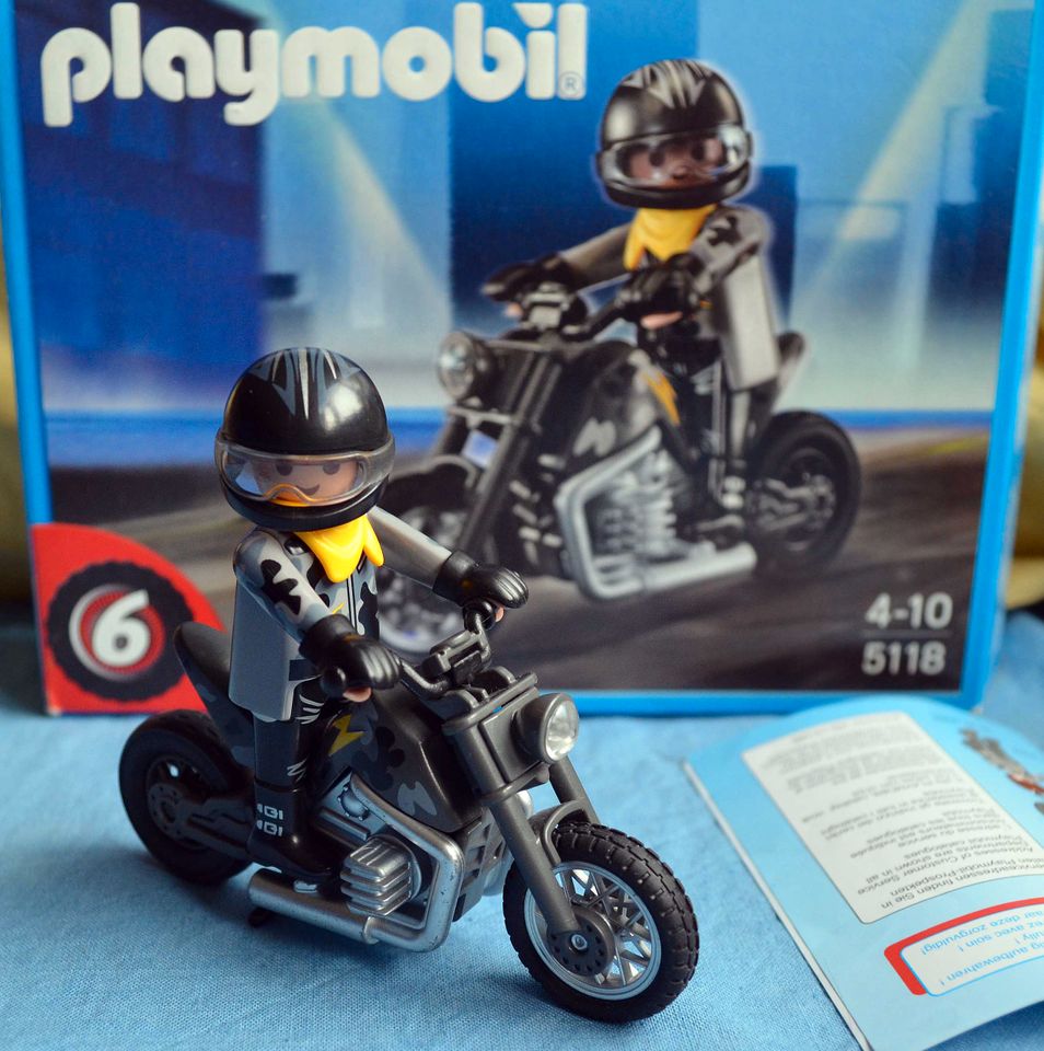 Playmobil Motorrad 5118 mit OVP und Ba, Das Set ist Vollständig in Dresden