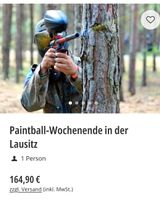 Paintball Gutschein  bis 31.12.24 Sachsen-Anhalt - Sangerhausen Vorschau