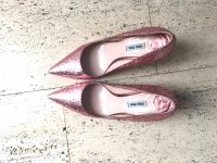 Miu Miu Glitzerpumps in Rosa/Pink, Gr. 41 Stuttgart - Vaihingen Vorschau