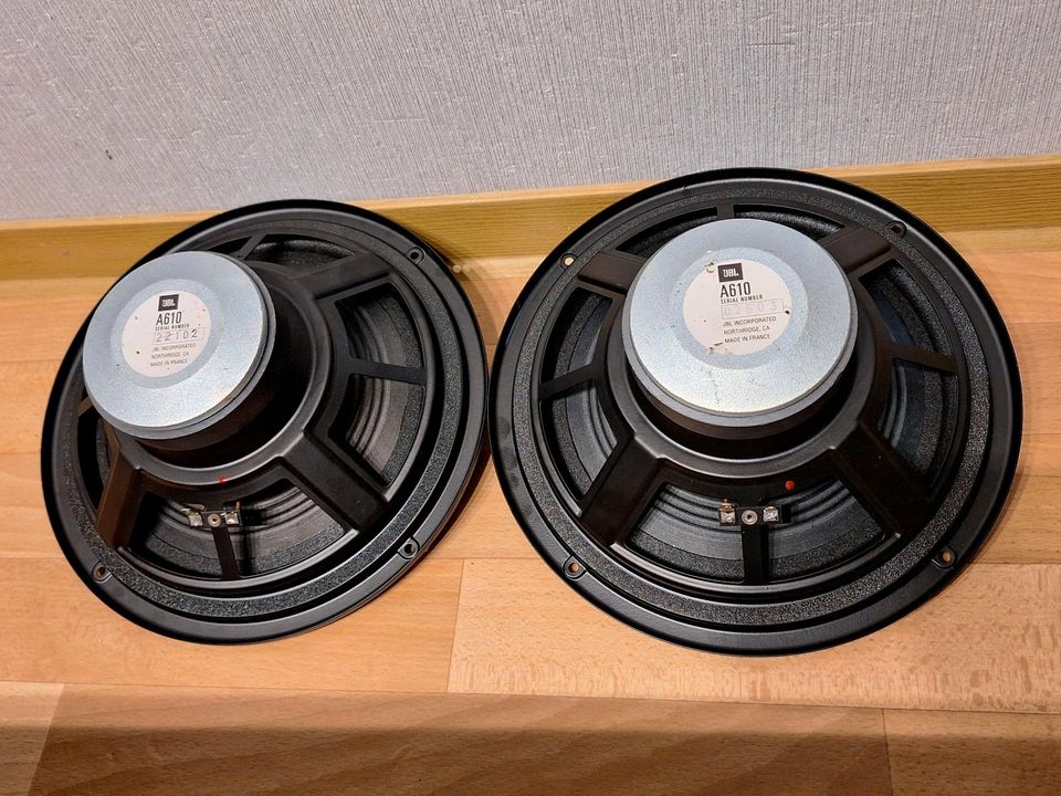 2x JBL A610 Bass Chassis 25cm aus JBL LX600 in Bad Ems