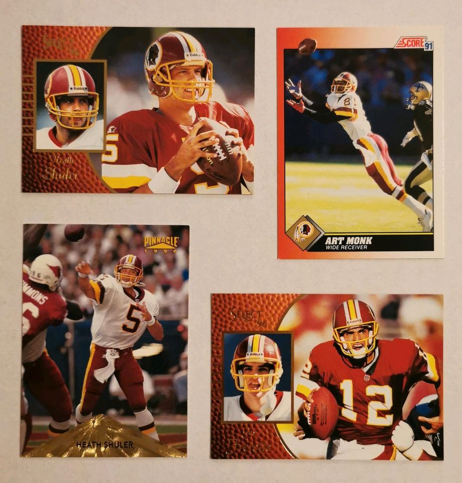 Washington Redskins NFL 12 Trading Cards Lot - 90er 2000er - TOP in Viernheim