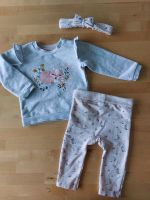 C&A Set Gr. 74 Hose + Sweatshirt + Haarband rosa grau Fuchs Bayern - Tettenweis Vorschau