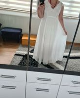 Abendkleid Maxikleid Hochzeit Vila Gr. 42 weiß NEU langes Kleid V Bayern - Dürrlauingen Vorschau