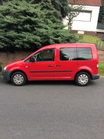 Roter VW Caddy Life 1,9 TDI mit 5 Sitzen 2K Kombi Klima WR Sachsen - Freital Vorschau