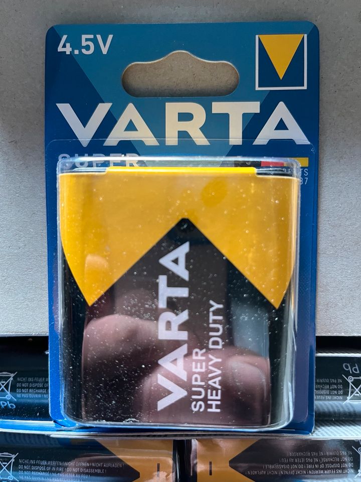 10 x Stück Varta Batterie 3R12 4,5V in Ilsenburg (Harz)