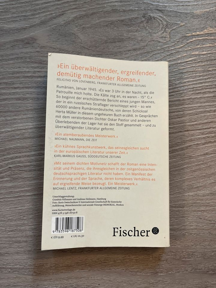 Buch - „Atemschschaukel“ von Herta Müller in Leimen