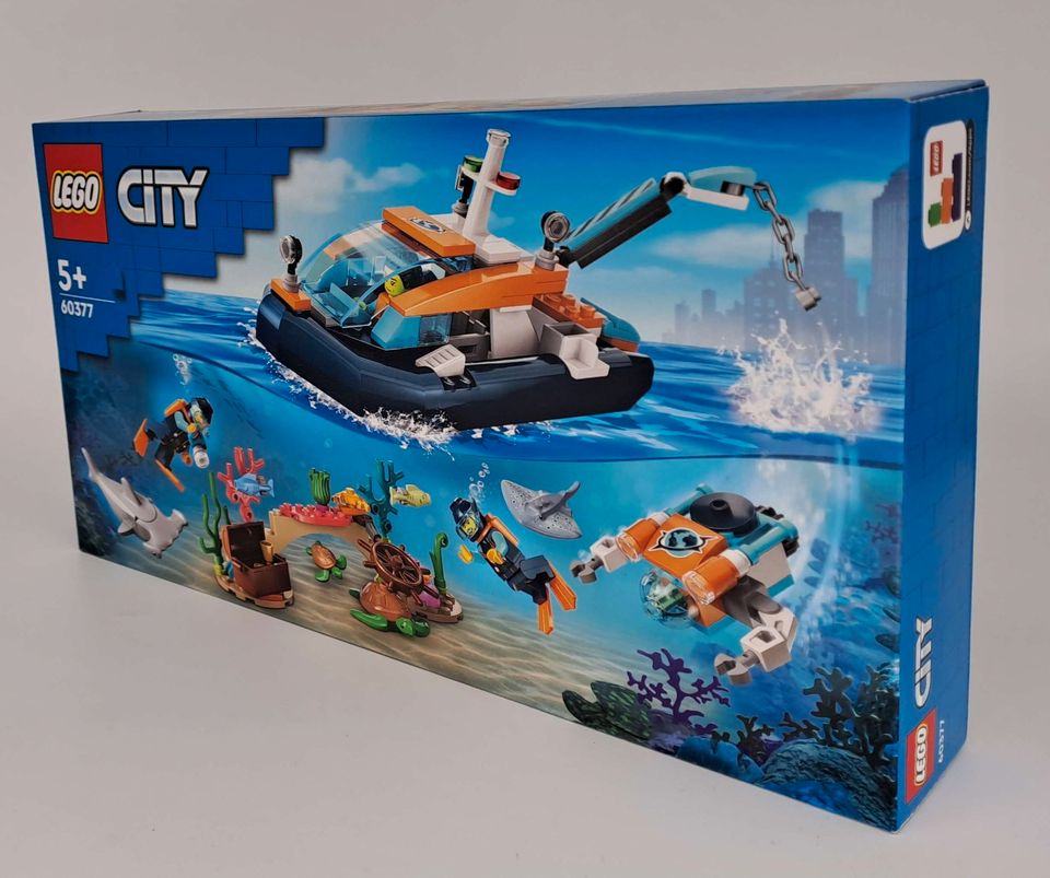 ✅ LEGO City 60377 Meeresforscher-Boot NEU OVP ✅ in Dresden