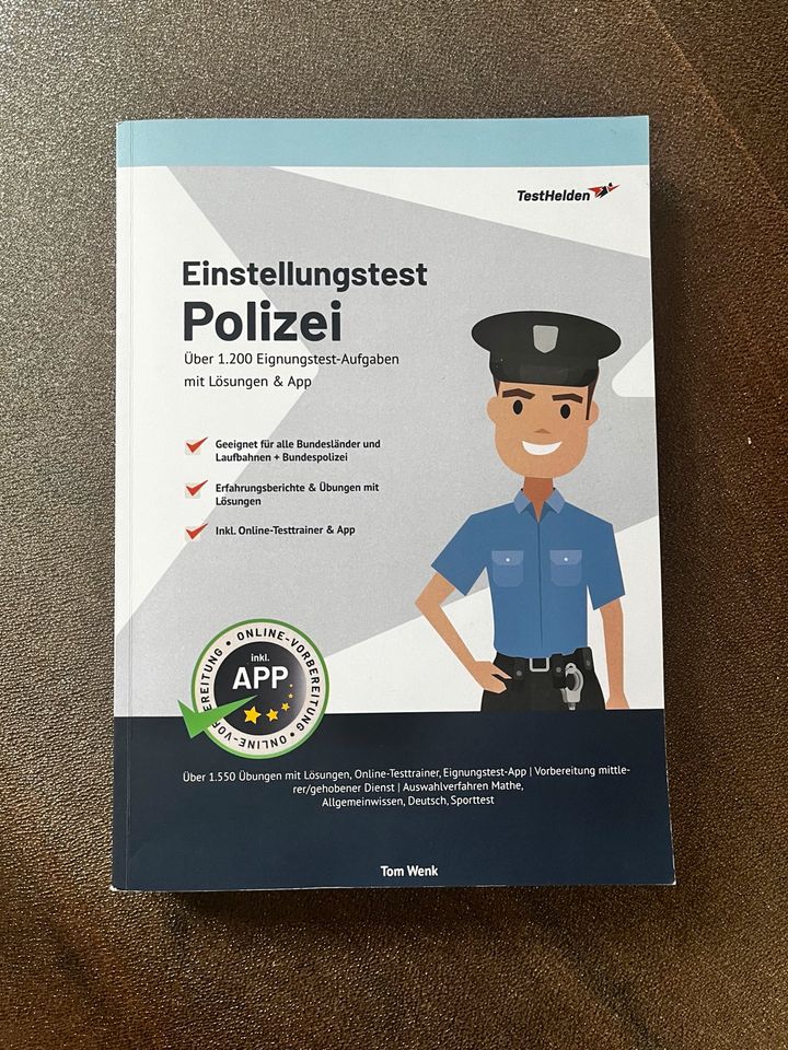 Einstellungstest Polizei Übungsheft ohne Appzugang in Obertshausen