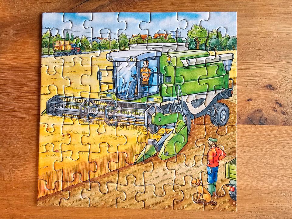Ravensburger Puzzle 3x49 Trecker in Berkenthin