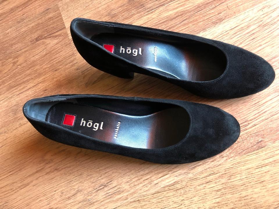 Högl Pumps Sachetto schwarz Wildleder Größe 5,5 / 38 - 38,5 in Berlin
