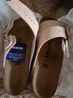 Birkenstock Arizona BS New Beige Sandale Gr. 40 neu mit Etikett Hessen - Wiesbaden Vorschau