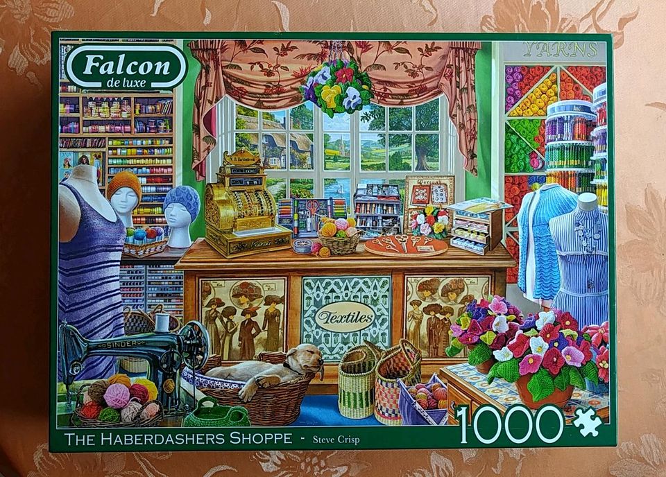 Puzzle, 1000 Teile, Falcon de luxe "The Haberdashers Shoppe" in Hamburg