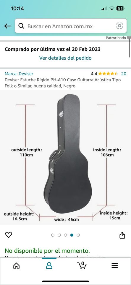 Schöner Akustik Gitarrenkoffer- neuwertig! in Kaufungen