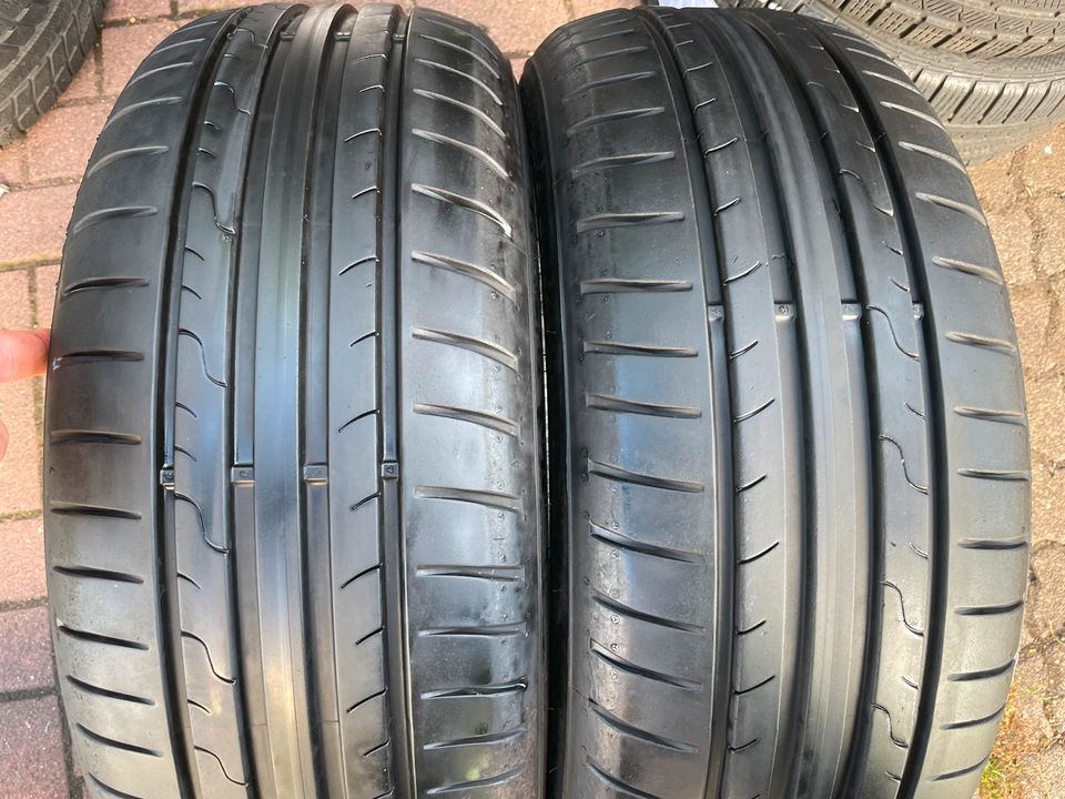 2stück 215/60R16 95V DUNLOP BLURESPONSE DOT4721 in Stockstadt a. Main