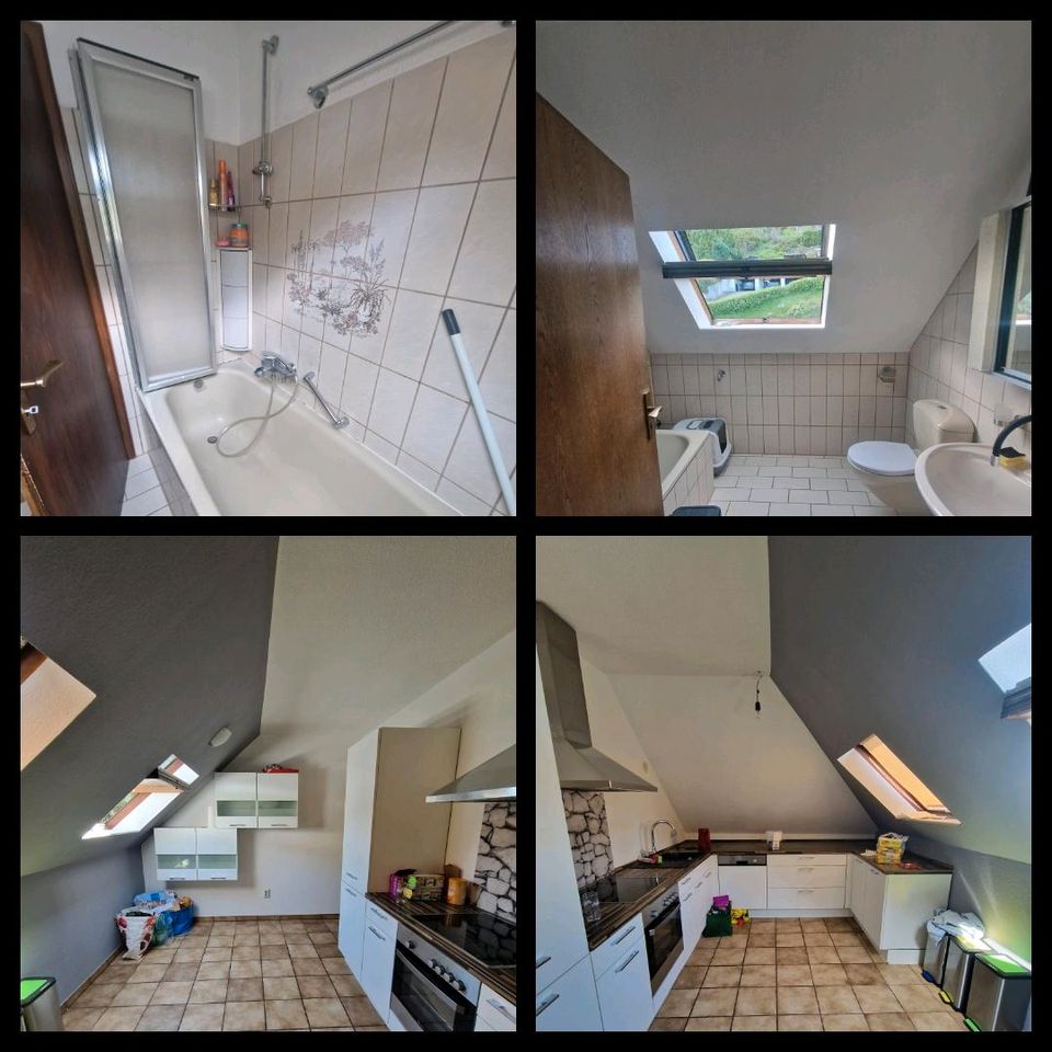 Dachgeschosswohnung 3 Zimmer-Küche-Bad in Siegen