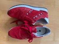Remonte Halbschuhe Sneaker Turnschuhe rot weiß Gr. 36 Schnürer Bayern - Mitterfels Vorschau