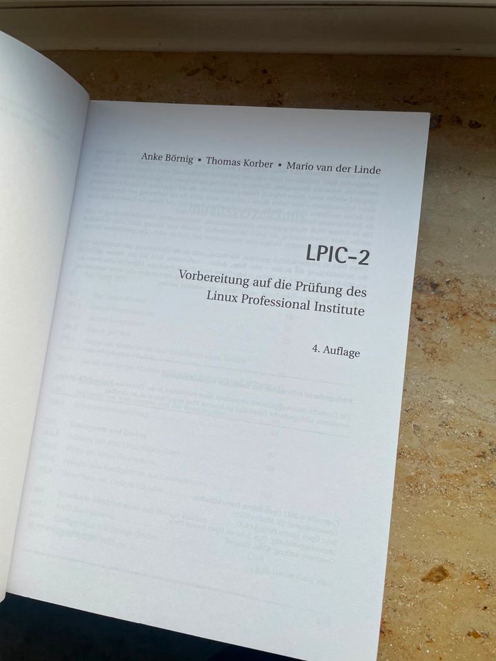 Buch LPIC-2 Vorbereitung auf die Prüfung des Linux Professional in München