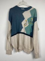 Vintage Crazy Pattern Pullover - Retro Sweater - 90s -Top - Gr. L Niedersachsen - Neuenhaus Vorschau
