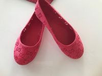 Gucci Ballerina pink Gr. 32 bequeme Schuhe Niedersachsen - Weyhe Vorschau