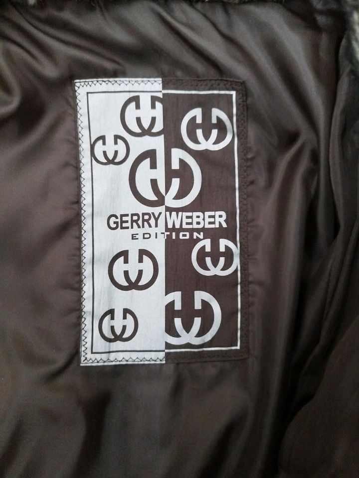 Gerry Weber Winterjacke Kurzmantel Gr. L braun in Trebgast