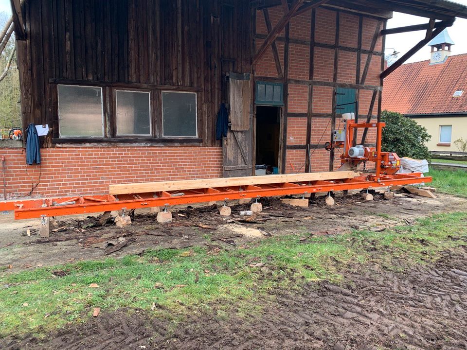 Lohnschnitt Sägewerk Sägegatter mobiles Sägewerk in Bienenbüttel