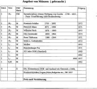 Sondermünzen  DDR wie beiliegend  Liste Brandenburg - Petershagen Vorschau
