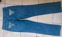 ESCADA Sport Jeans blau Tracht ❤️ Herz Strass Stickerei neu: 38 Düsseldorf - Eller Vorschau
