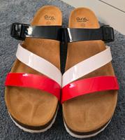 ARA Sandalen Pantoletten mit Fußbett Gr. 41 rot, blau, Weiß- TOP Münster (Westfalen) - Amelsbüren Vorschau