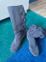 Winterstiefel S.Oliver für Damen Größe 37,5 grau Wildleder Thüringen - Erfurt Vorschau