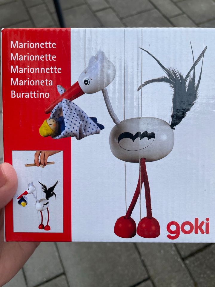 Goki Marionette Storch in Zeil