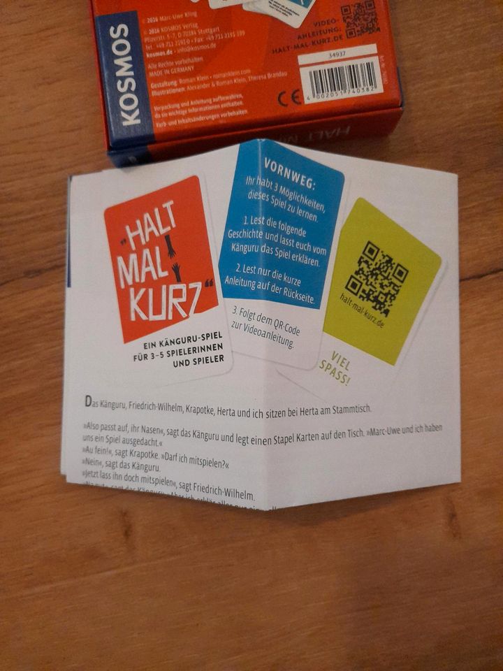 Halt mal kurz- Kartenspiel in Glandorf