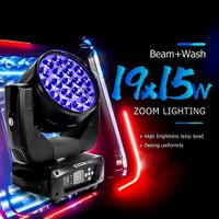 LED Moving Head 19x15W RGBW Wash/Zoom Bayern - Roding Vorschau