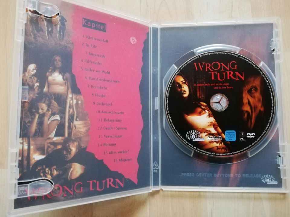 Film DVD Wrong turn Spannung in Weinsberg