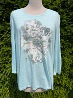 Gerry Weber leichtes 3/4 Arm Shirt hellgrün mit Print in 40 Niedersachsen - Braunschweig Vorschau