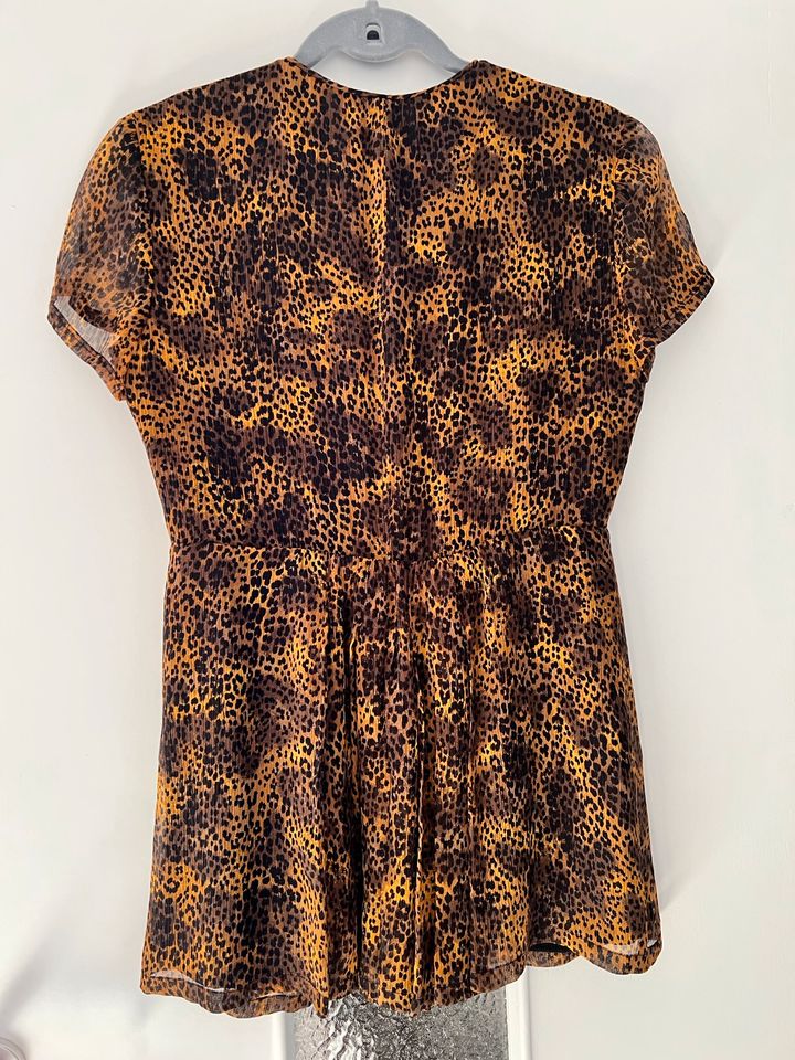 Original Burberry Brit Bluse Leopard S 36 Tailliert in Mespelbrunn