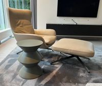 Minotti Jensen Lounge chair + Ottoman Leder Aspen np € 10.180,- Niedersachsen - Bunde Vorschau