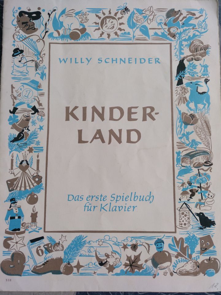 Notenbuch "Kinderland" das erste Spielbuch für Kinder am Klavier in Urbach