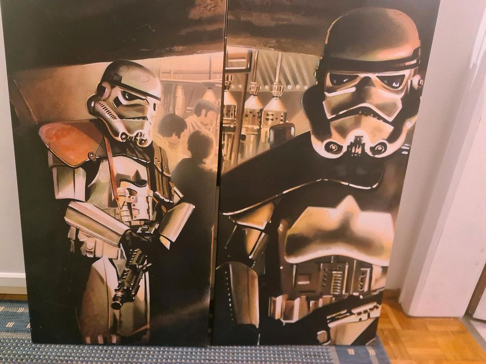 Star Wars Sammlerobjekt Bild Leinwand Groß in Höchstadt