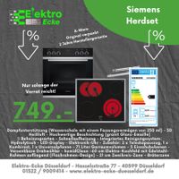 Siemens Herdset - 3D-Heißluft - Dampfunterstützung - Hydrolyse - Teleskopauszug NEU Düsseldorf - Benrath Vorschau