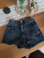 Jeans Shorts h&m Divided S 36 schwarz Fransen jeansshorts kurze H Hessen - Hadamar Vorschau