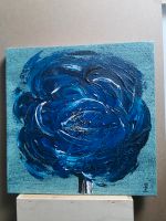 Bild Gemälde Acryl 30x30 blau selbst gefertigt Bayern - Würzburg Vorschau