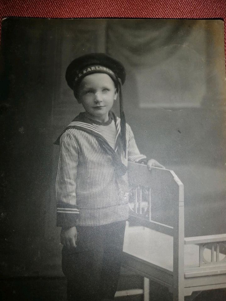 Sehr altes Kinderfoto von 1917 * shabby chic* in Kirchlengern
