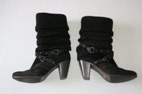 schwarze Stiefel Gr. 6 von Jumex Niedersachsen - Osnabrück Vorschau