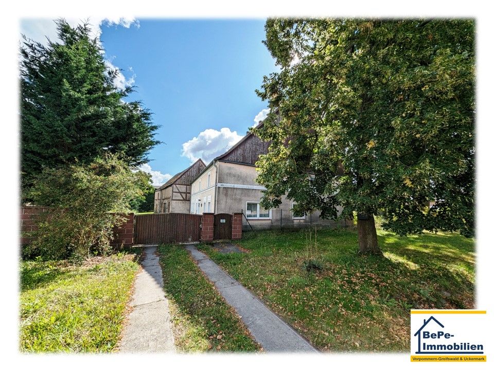 BePe-Immobilien- altes Landhaus mit Stallgebäude, Scheune und Bauerngarten (Selbstversorger mit Tierhaltung) zu verkaufen in Zerrenthin