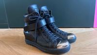 Miu Miu Prada Leder High-Top Sneaker Boots – Stahlkappe – Gr. 40 Thüringen - Meiningen Vorschau