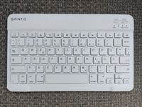 Fintie Ultra Dünn (4mm) Bluetooth Tastatur QWERTZ *weiß* Niedersachsen - Braunschweig Vorschau